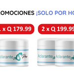 ¡Mega promoción de Crema Aclarante!